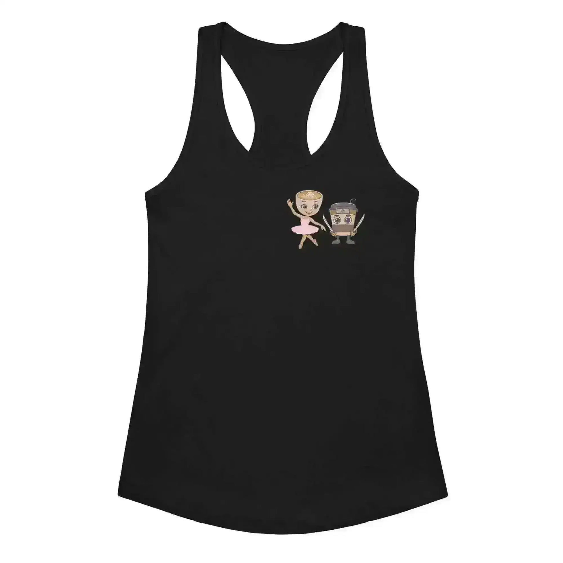 Ballerina Cappuccina Cappuccino Assassino - Racerback Tank - Cady Creations