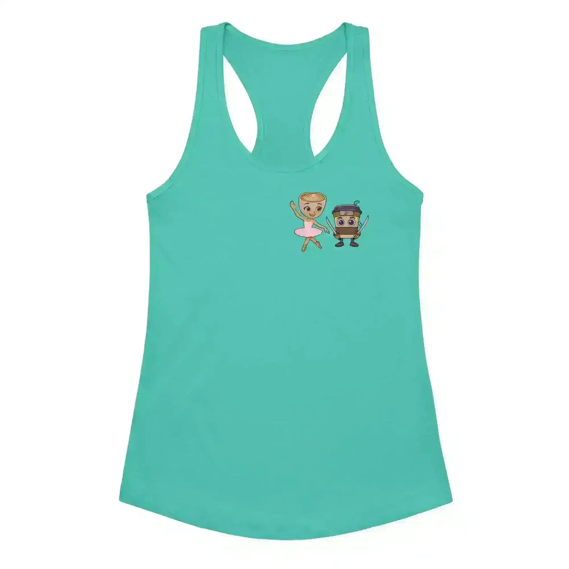 Ballerina Cappuccina Cappuccino Assassino - Racerback Tank - Cady Creations