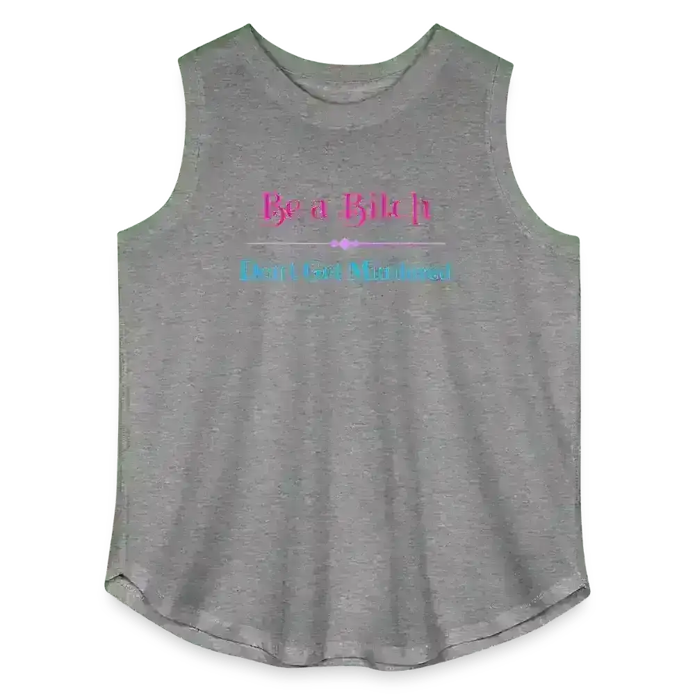 "Be A Bitch Don't Get Murdered" - True Crime Dark Humor Curvy Relaxed Tank - Cady Creations