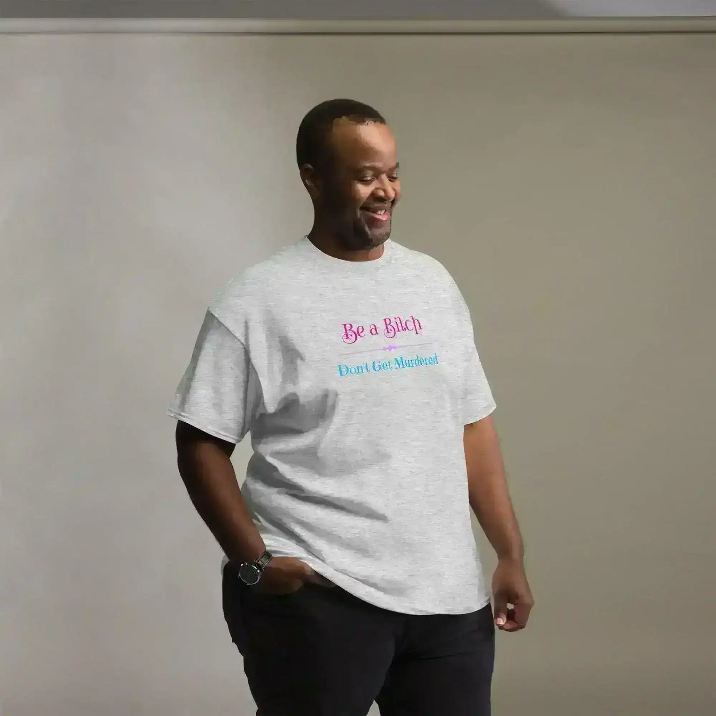 "Be A Bitch Don't Get Murdered" - True Crime Dark Humor Unisex Tee - Cady Creations