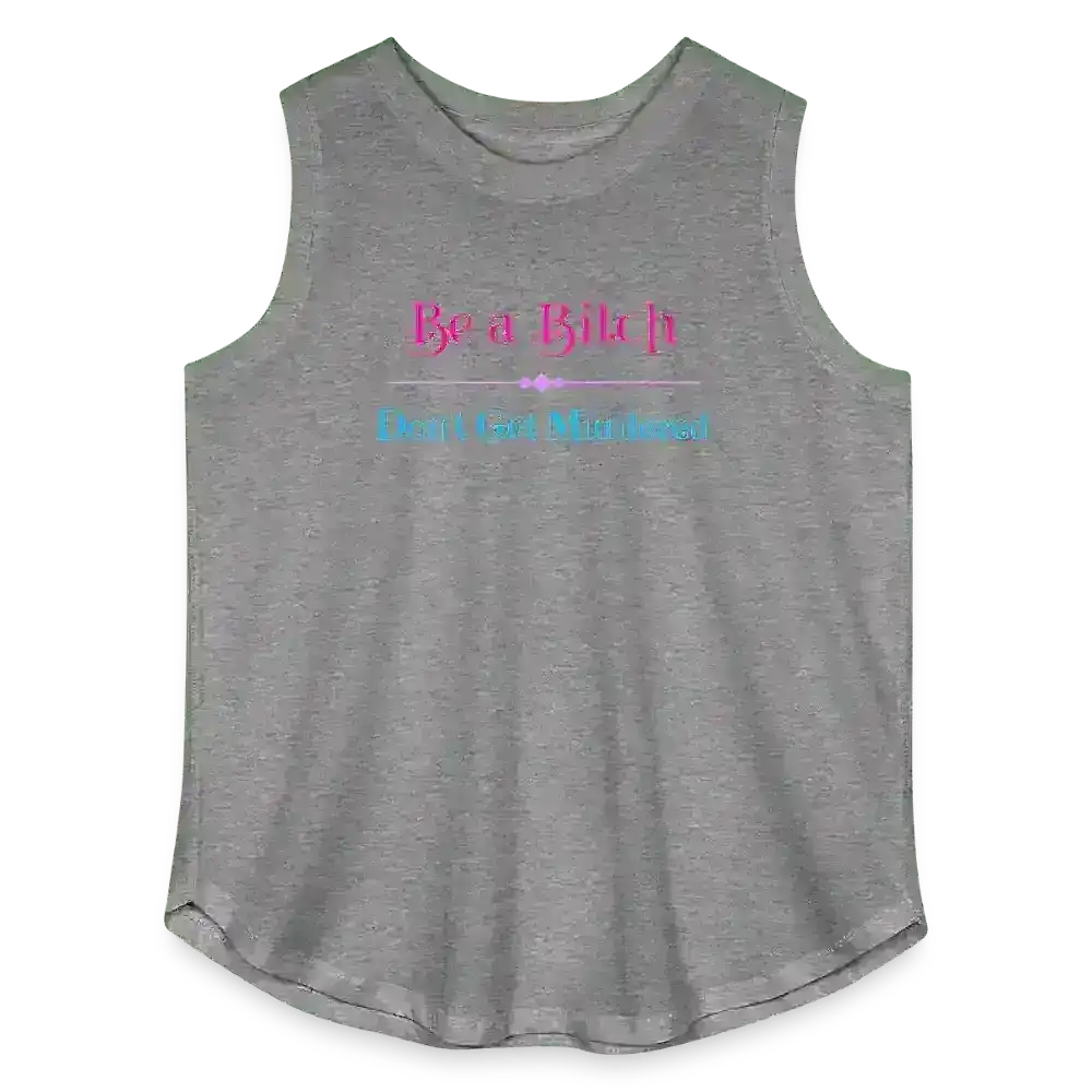 "Be A Bitch Don't Get Murdered" - True Crime Dark Humor Curvy Relaxed Tank - Cady Creations