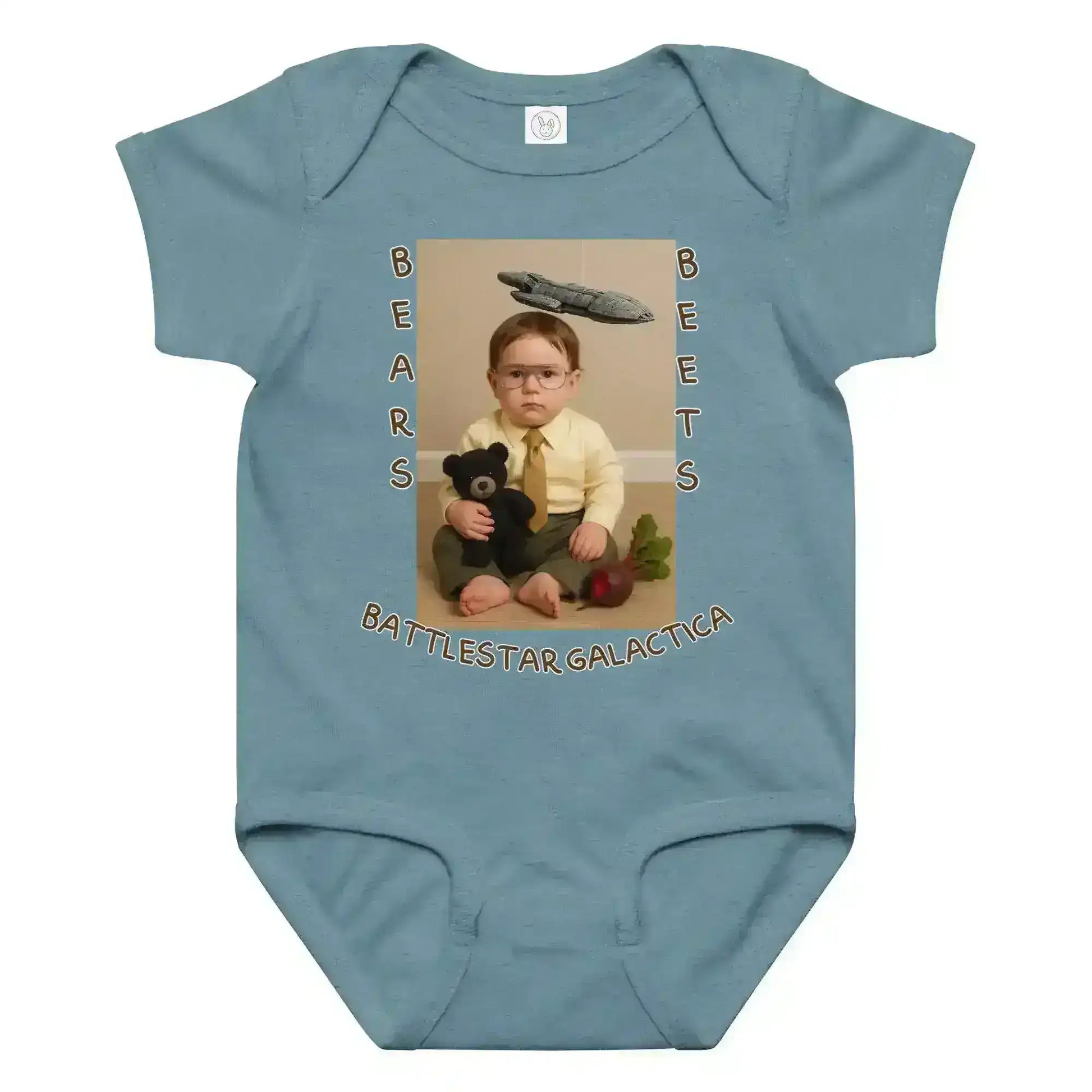 Bears Beets Battlestar Galactica Baby Onesie - Cady Creations