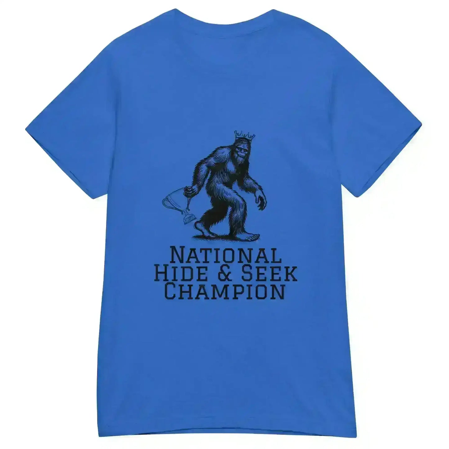 Bigfoot National Hide & Seek Champion - Fitted Tee - Cady Creations