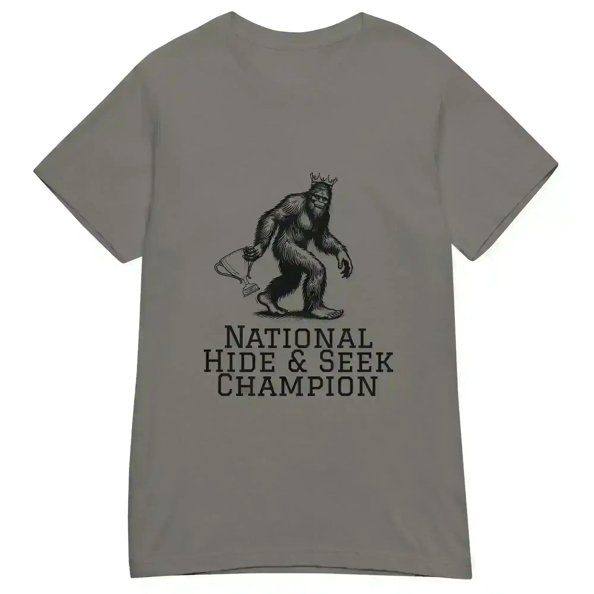 Bigfoot National Hide & Seek Champion - Fitted Tee - Cady Creations