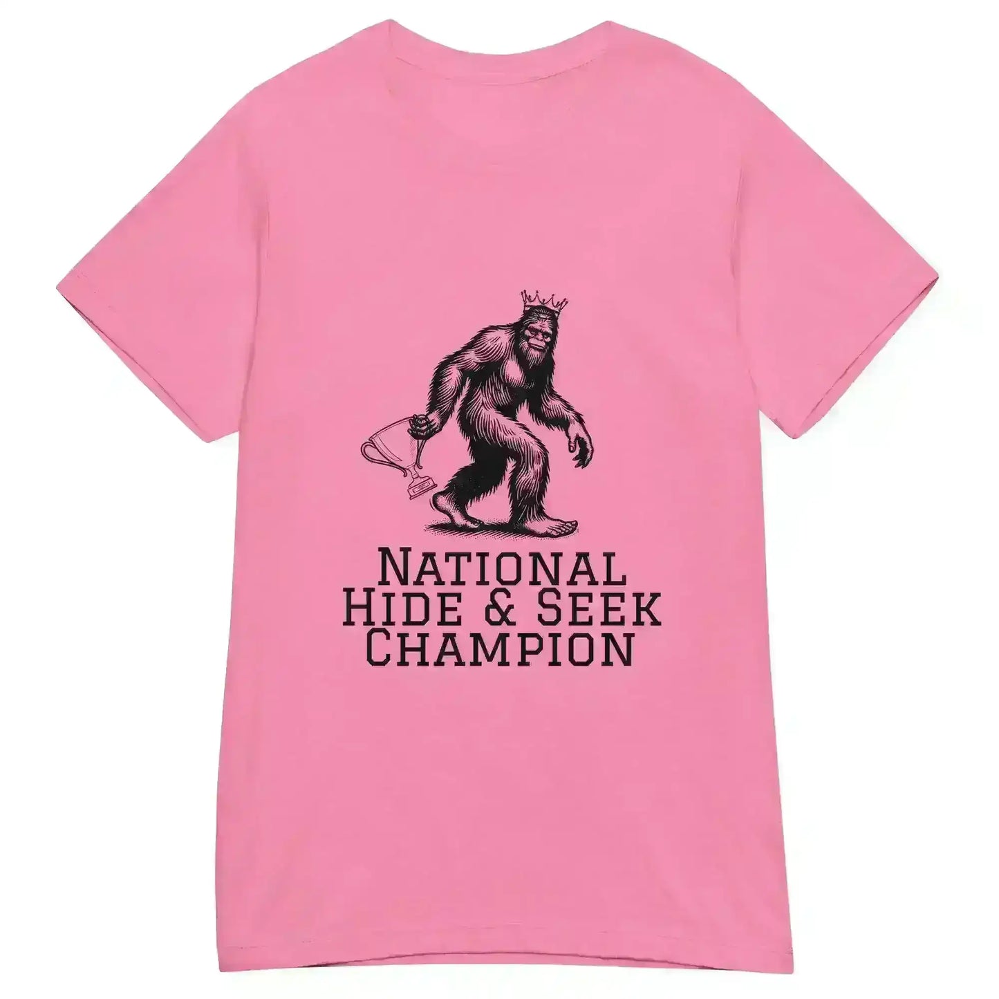 Bigfoot National Hide & Seek Champion - Fitted Tee - Cady Creations