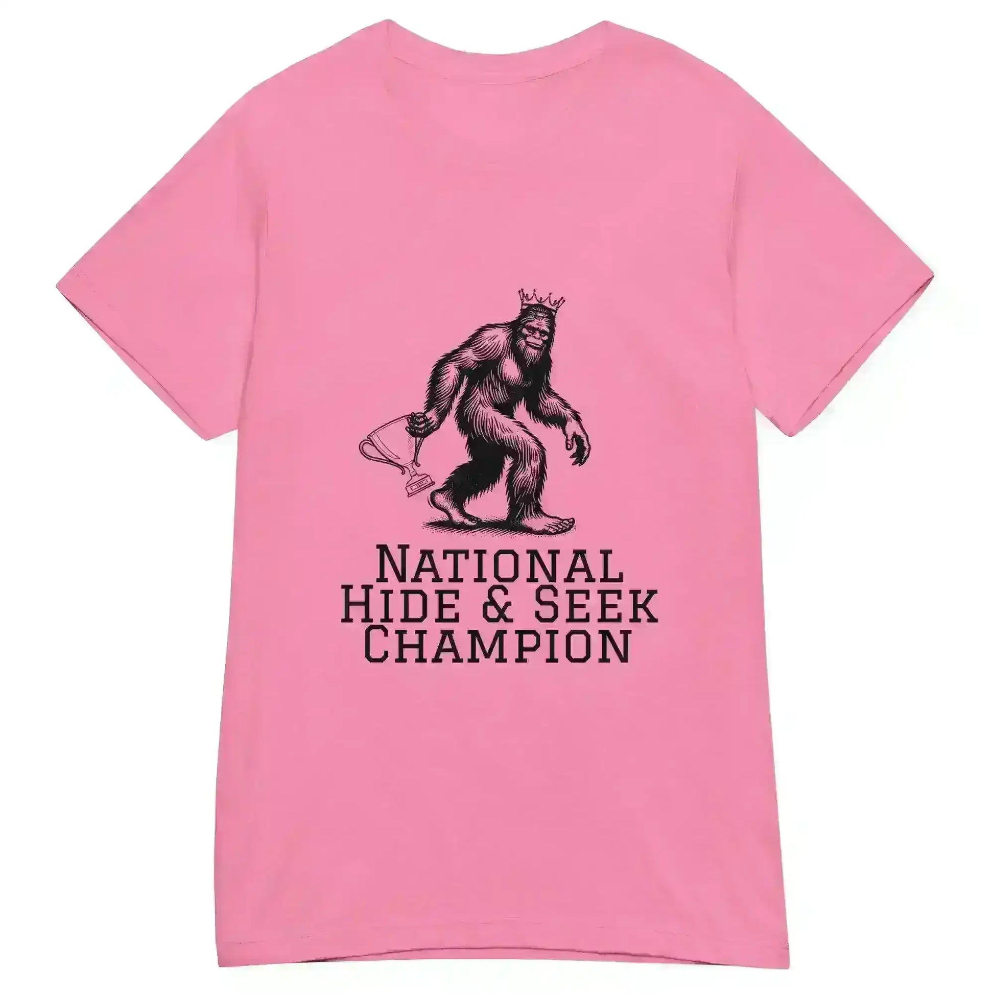 Bigfoot National Hide & Seek Champion - Fitted Tee - Cady Creations