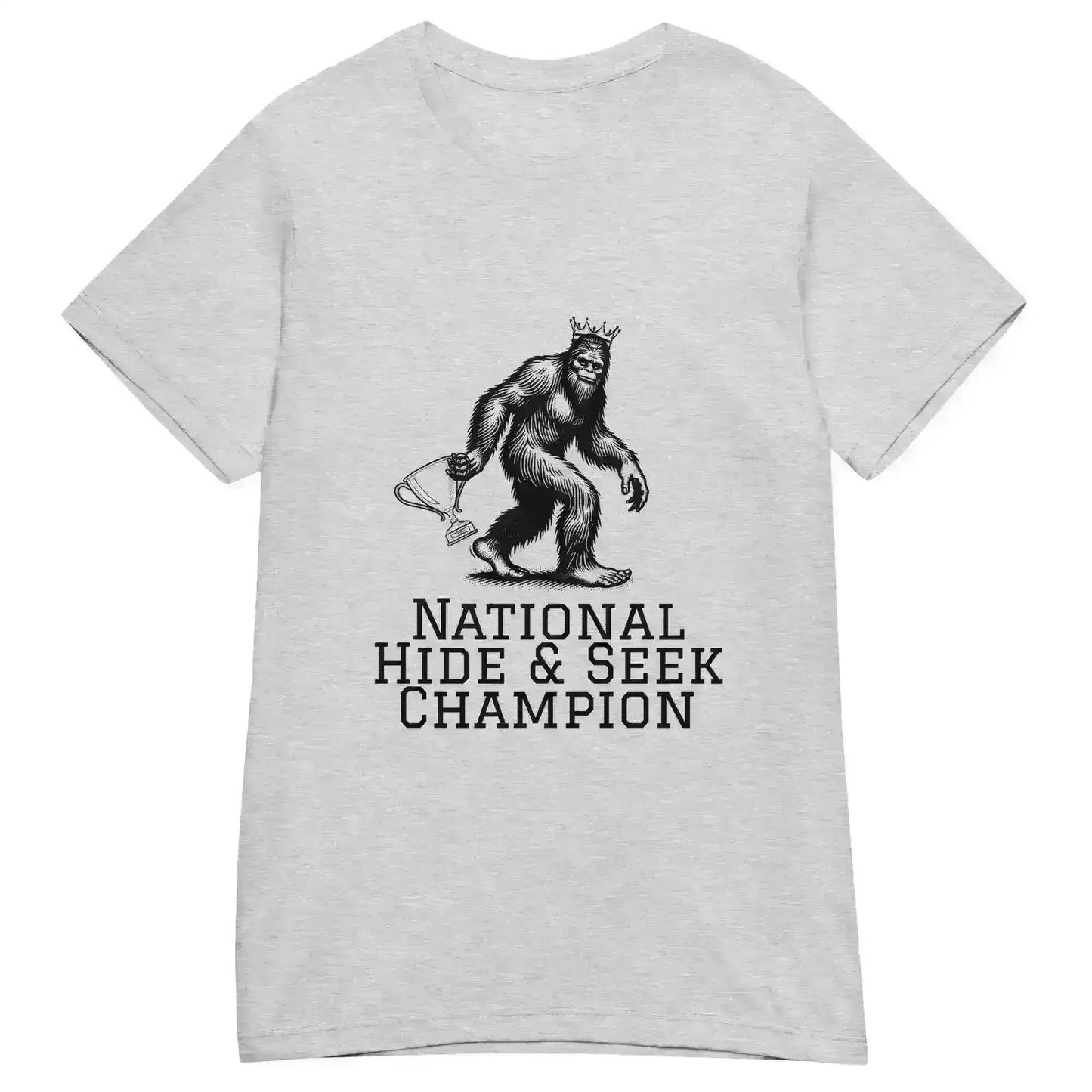 Bigfoot National Hide & Seek Champion - Fitted Tee - Cady Creations