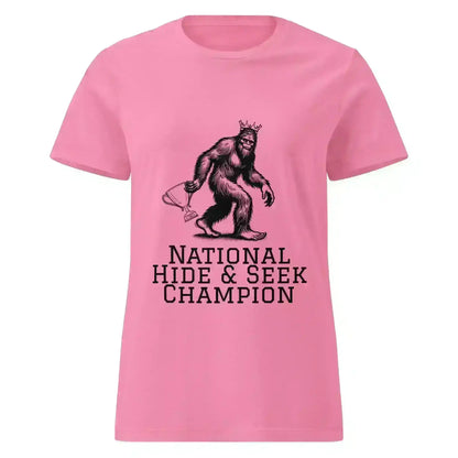 Bigfoot National Hide & Seek Champion - Fitted Tee - Cady Creations