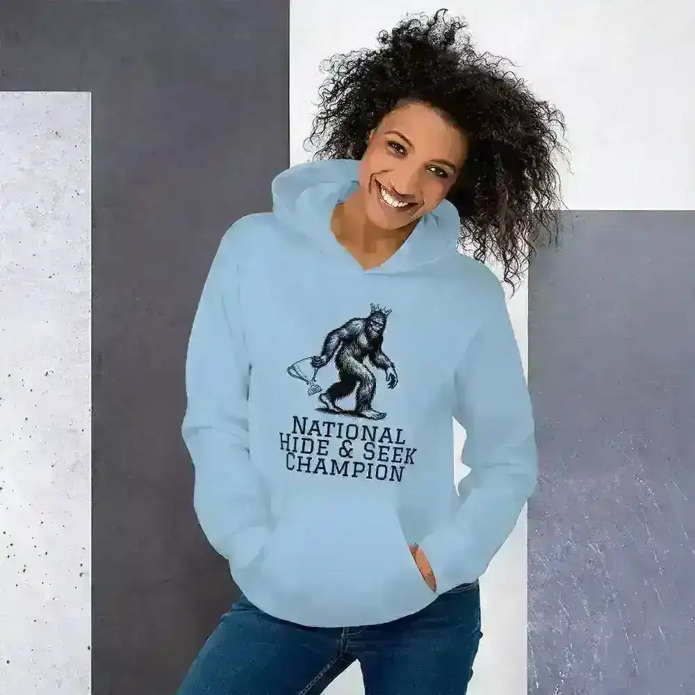 Bigfoot National Hide & Seek Champion - Pullover Hoodie - Cady Creations