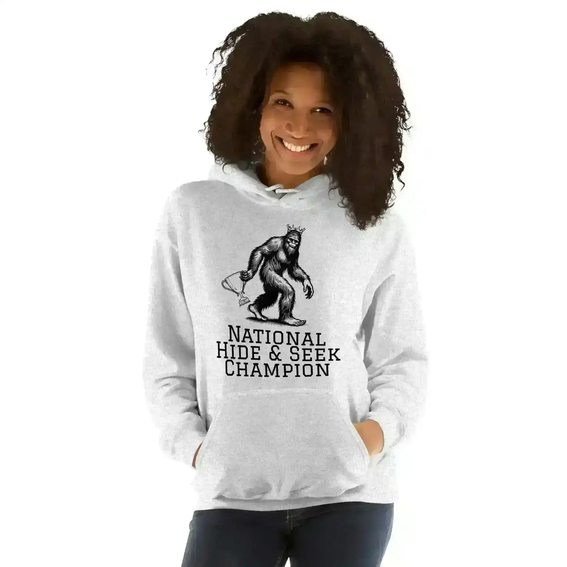 Bigfoot National Hide & Seek Champion - Pullover Hoodie - Cady Creations