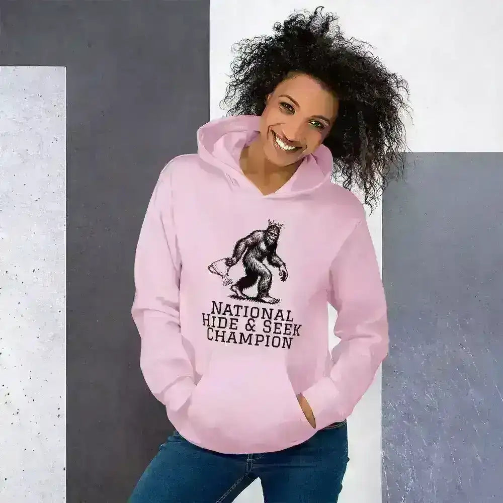 Bigfoot National Hide & Seek Champion - Pullover Hoodie - Cady Creations