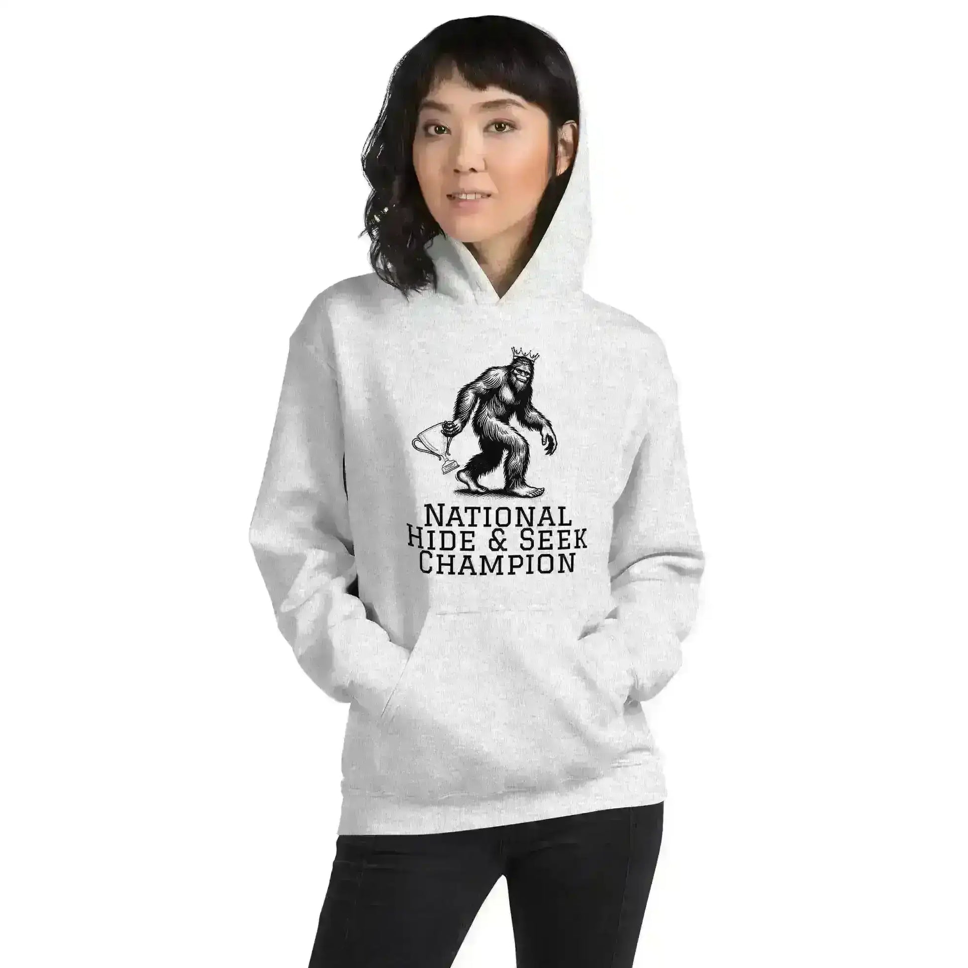Bigfoot National Hide & Seek Champion - Pullover Hoodie - Cady Creations