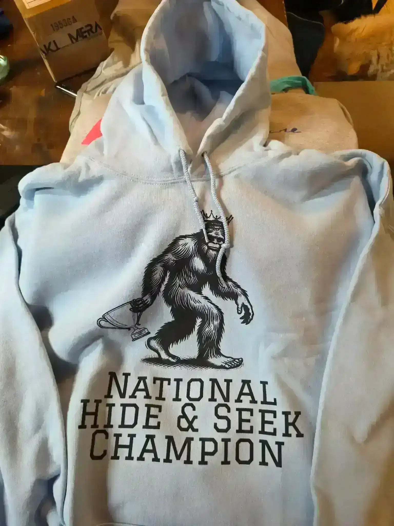 Bigfoot National Hide & Seek Champion - Pullover Hoodie - Cady Creations