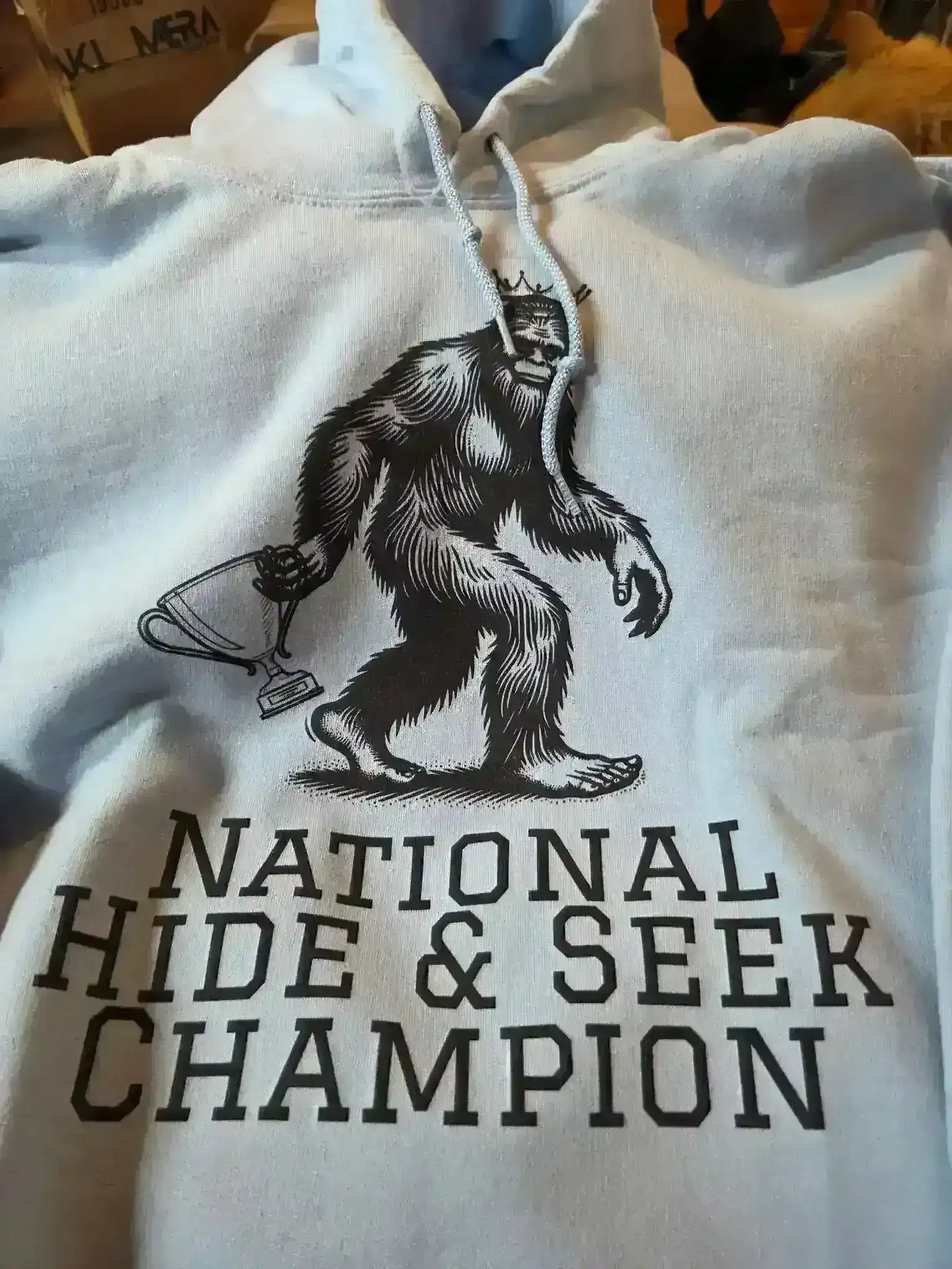 Bigfoot National Hide & Seek Champion - Pullover Hoodie - Cady Creations