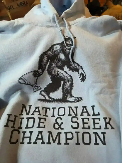 Bigfoot National Hide & Seek Champion - Pullover Hoodie - Cady Creations