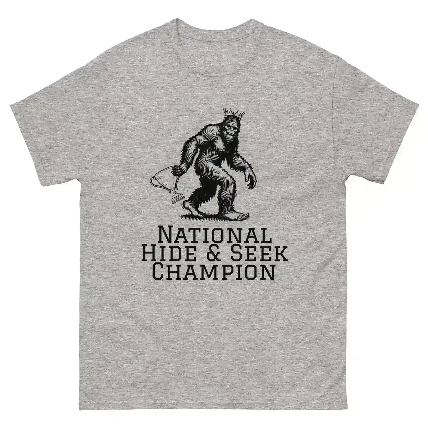 Bigfoot National Hide & Seek Champion - Unisex Tee - Cady Creations