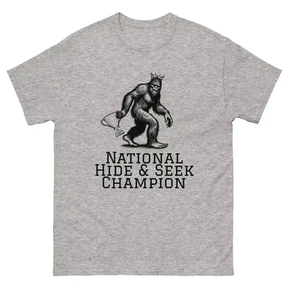 Bigfoot National Hide & Seek Champion - Unisex Tee - Cady Creations