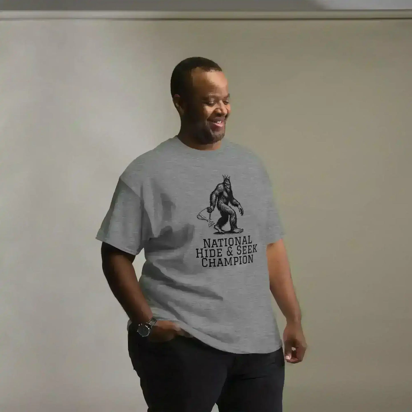 Bigfoot National Hide & Seek Champion - Unisex Tee - Cady Creations