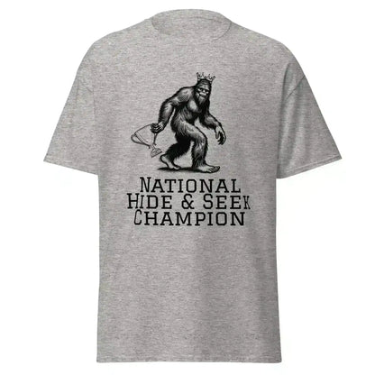 Bigfoot National Hide & Seek Champion - Unisex Tee - Cady Creations