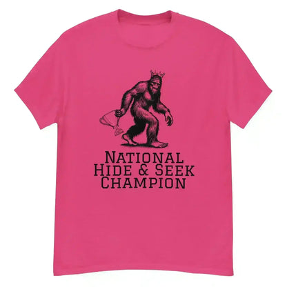 Bigfoot National Hide & Seek Champion - Unisex Tee - Cady Creations