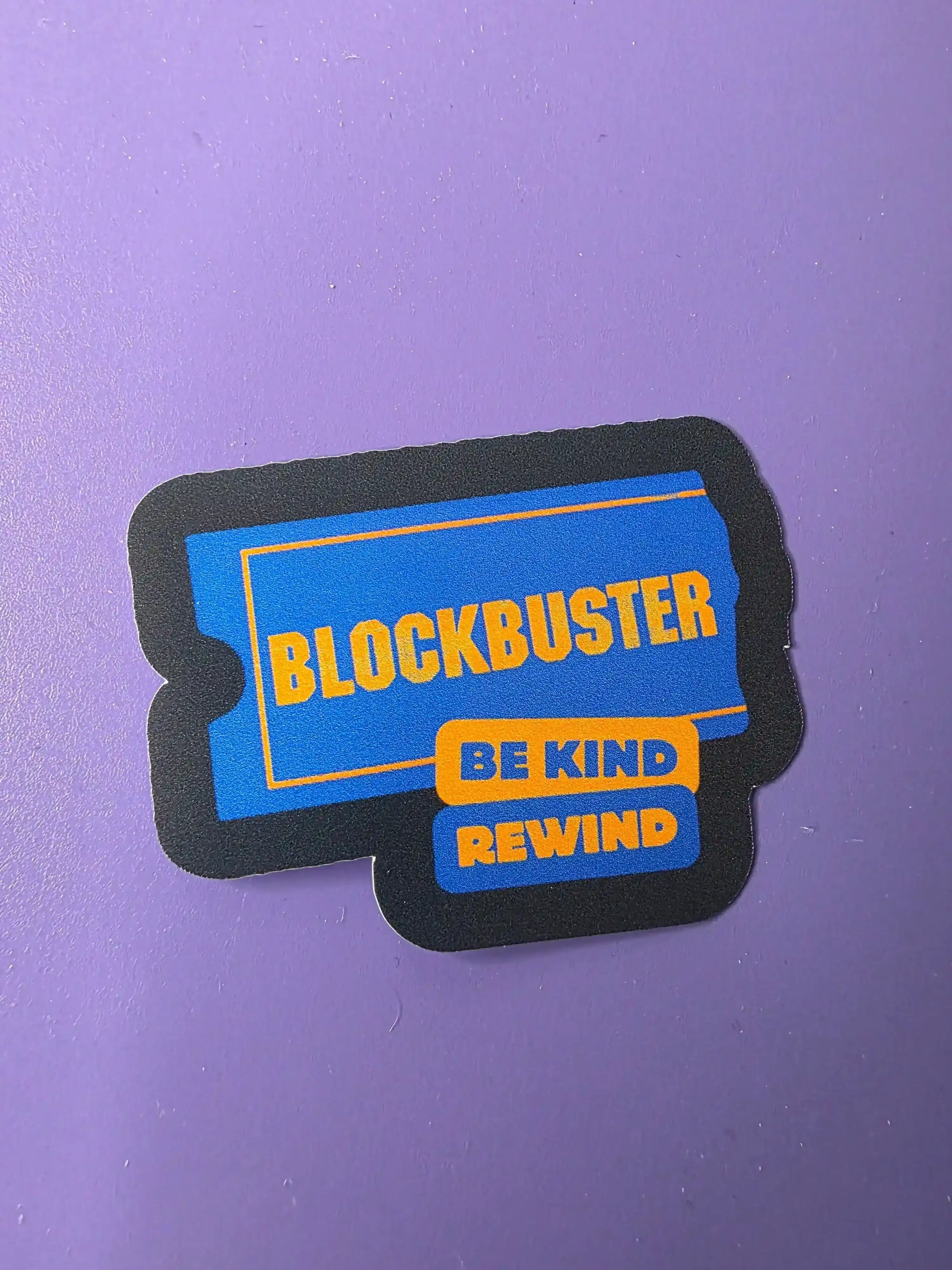  Blockbuster Be Kind Rewind - Premium Vinyl Sticker - Cady Creations