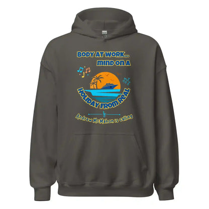 Body At Work Mind On A Holiday From Real Cruise Andrew McMahon Inspired Hoodie - Cady Creations