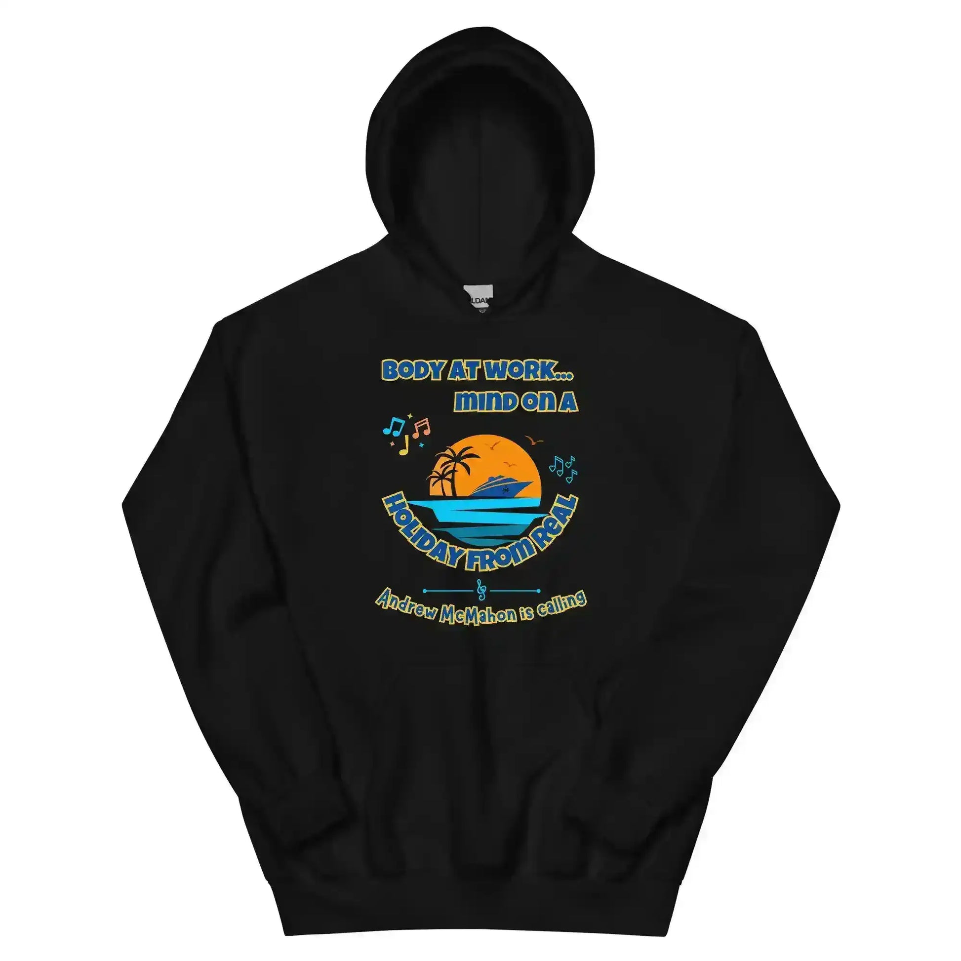 Body At Work Mind On A Holiday From Real Cruise Andrew McMahon Inspired Hoodie - Cady Creations