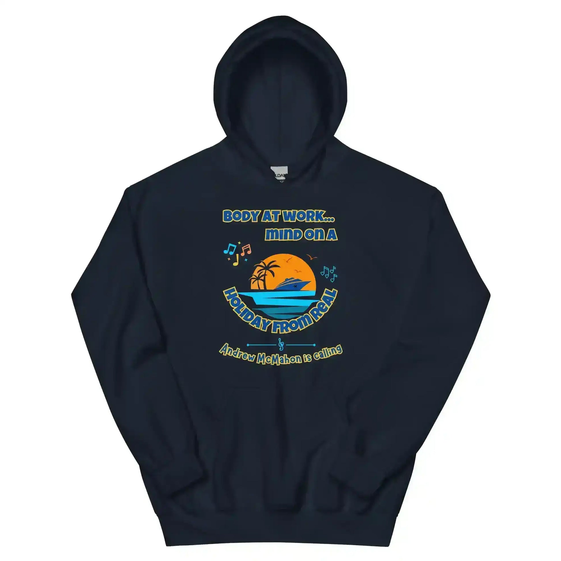 Body At Work Mind On A Holiday From Real Cruise Andrew McMahon Inspired Hoodie - Cady Creations