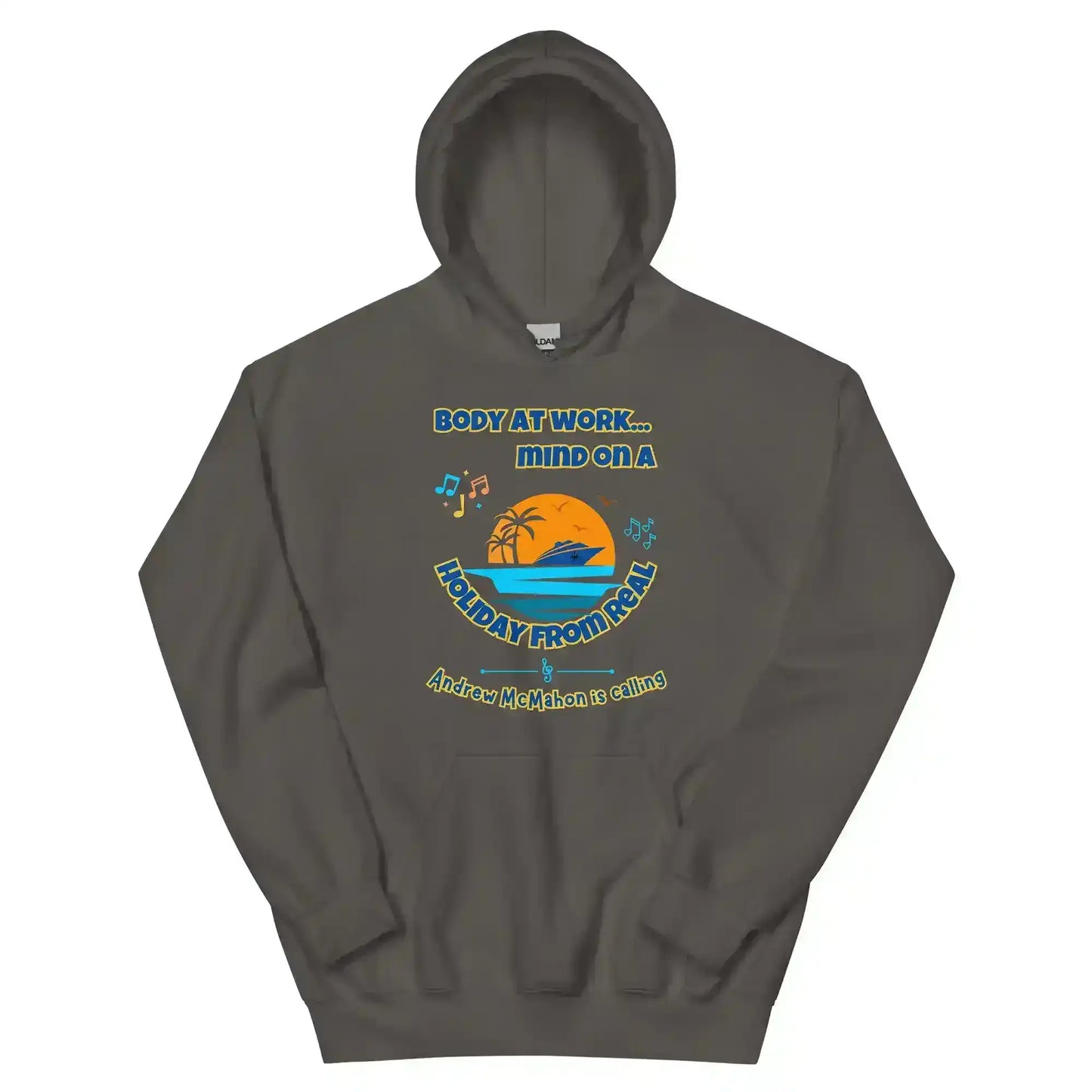 Body At Work Mind On A Holiday From Real Cruise Andrew McMahon Inspired Hoodie - Cady Creations