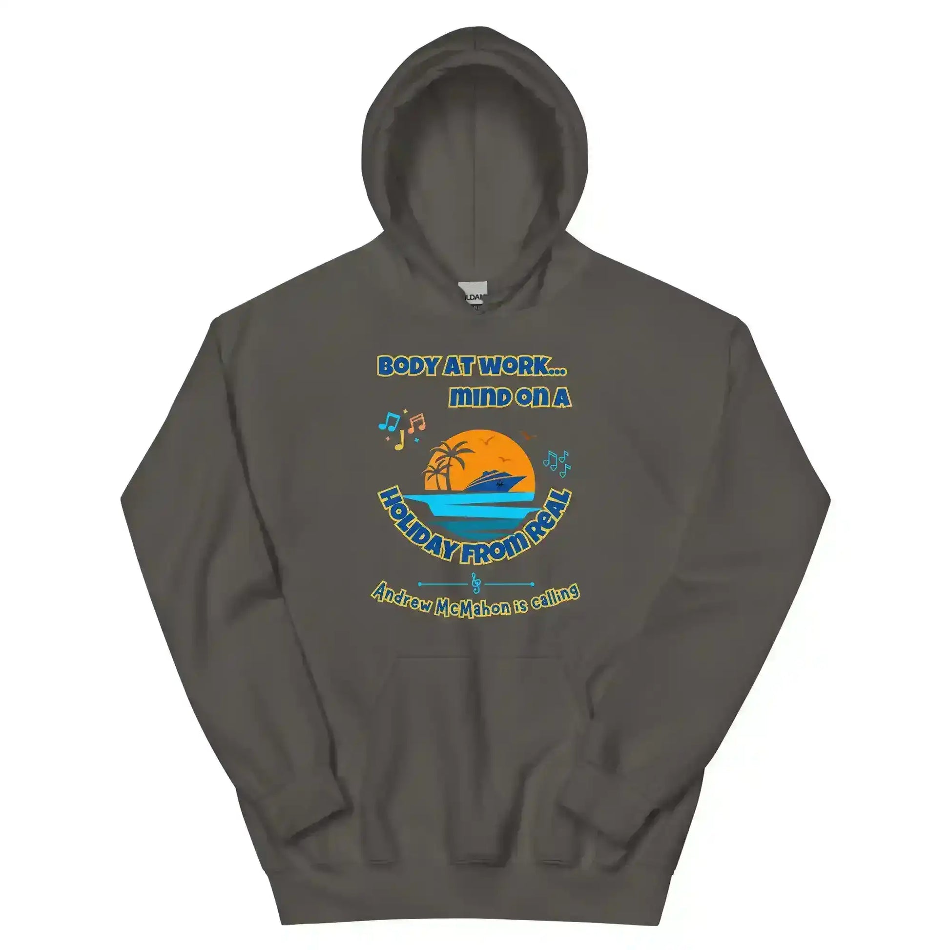 Body At Work Mind On A Holiday From Real Cruise Andrew McMahon Inspired Hoodie - Cady Creations