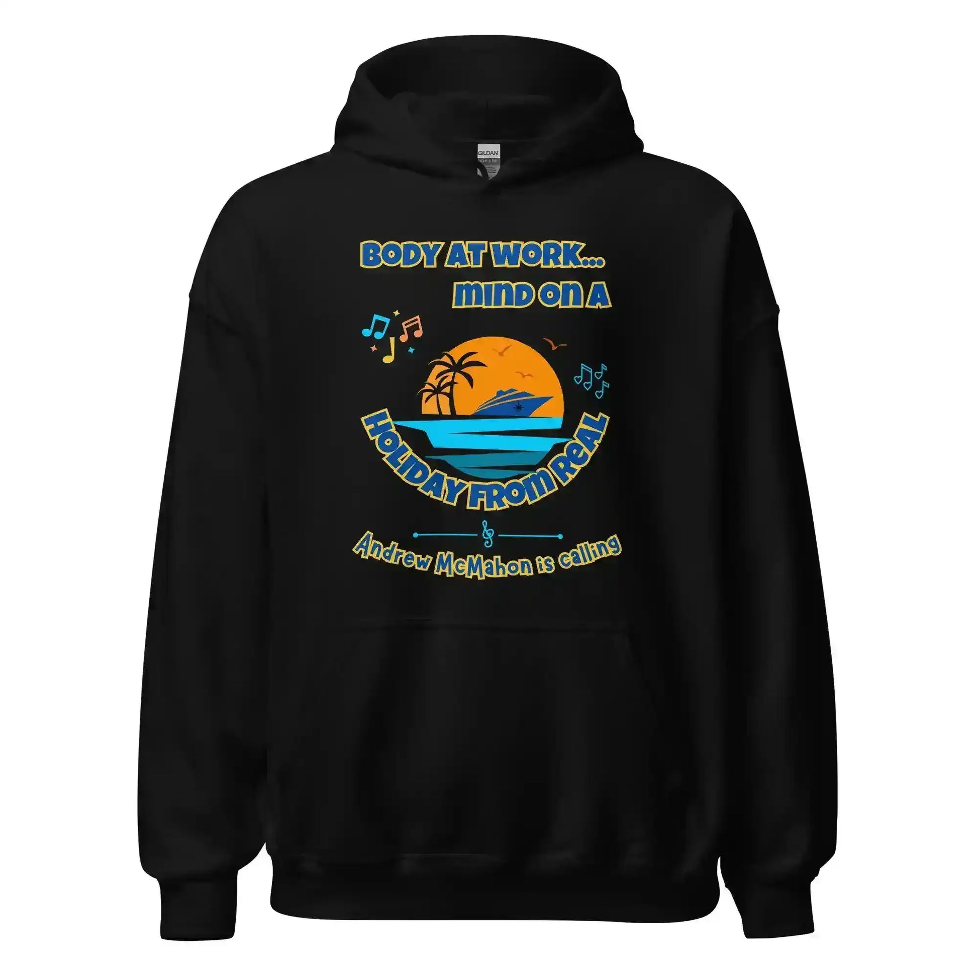 Body At Work Mind On A Holiday From Real Cruise Andrew McMahon Inspired Hoodie - Cady Creations