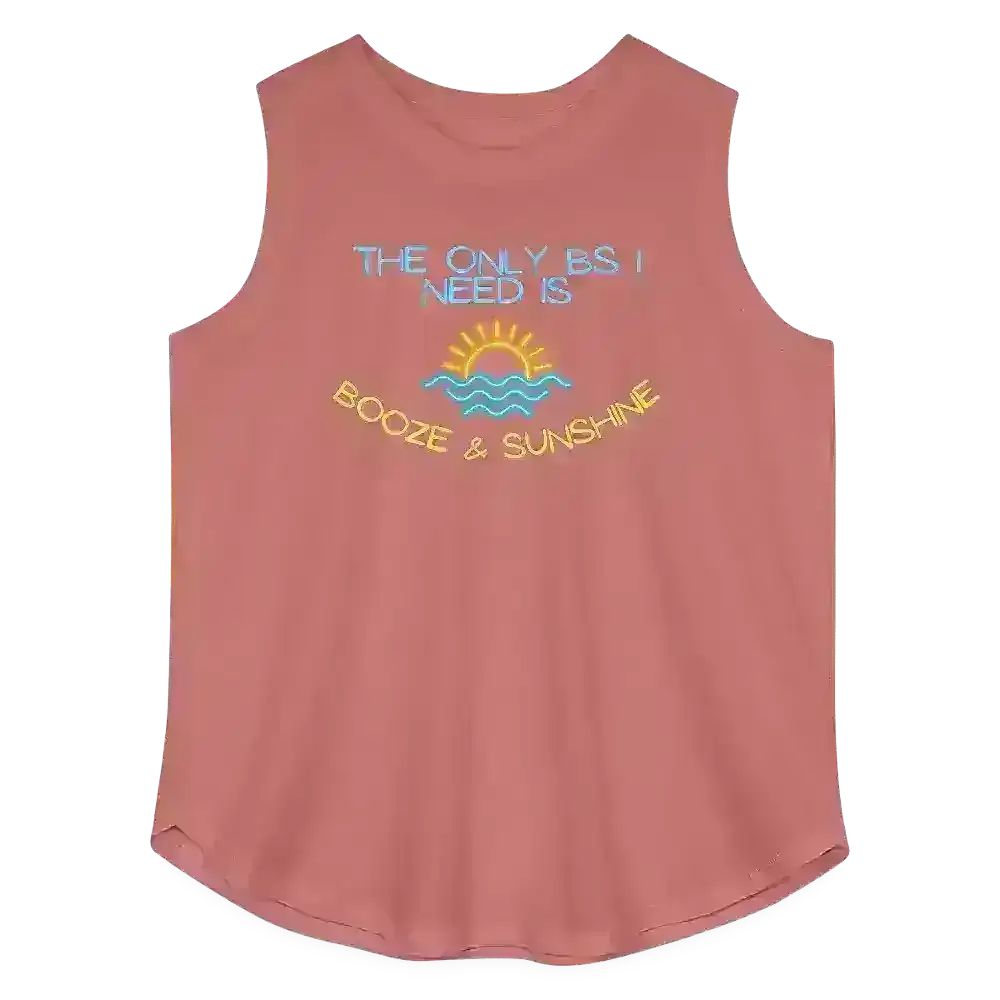 Booze & Sunshine - Curvy Tank - Cady Creations