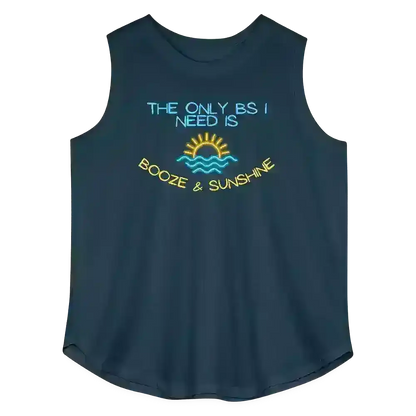 Booze & Sunshine - Curvy Tank - Cady Creations
