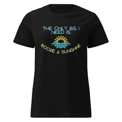 Booze & Sunshine - Fitted Tee - Cady Creations