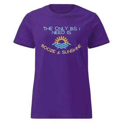 Booze & Sunshine - Fitted Tee - Cady Creations