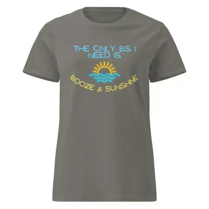 Booze & Sunshine - Fitted Tee - Cady Creations
