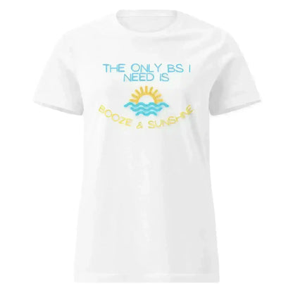 Booze & Sunshine - Fitted Tee - Cady Creations
