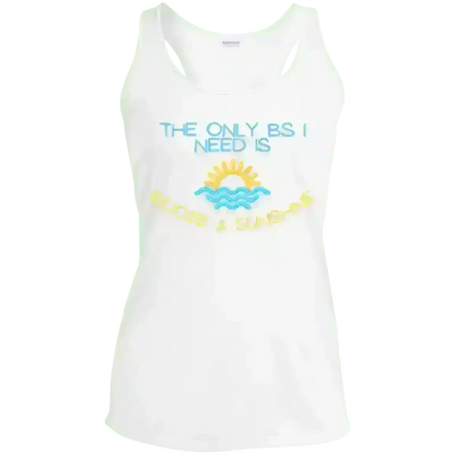 Booze & Sunshine - Racerback Tank - Cady Creations