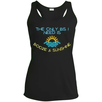 Booze & Sunshine - Racerback Tank - Cady Creations