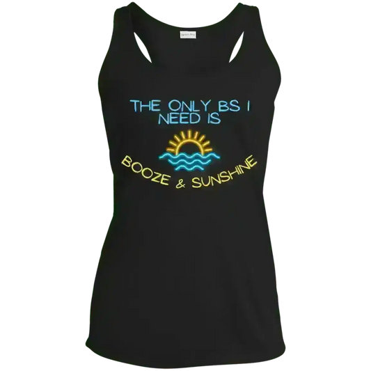 Booze & Sunshine - Racerback Tank - Cady Creations