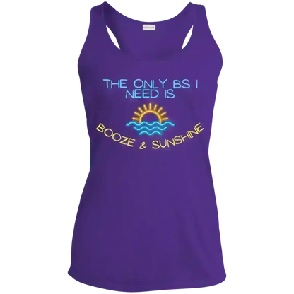 Booze & Sunshine - Racerback Tank - Cady Creations