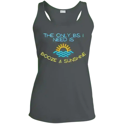 Booze & Sunshine - Racerback Tank - Cady Creations