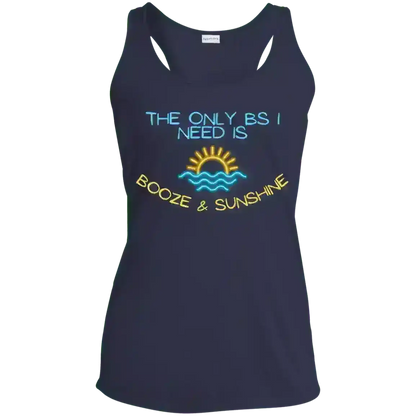 Booze & Sunshine - Racerback Tank - Cady Creations