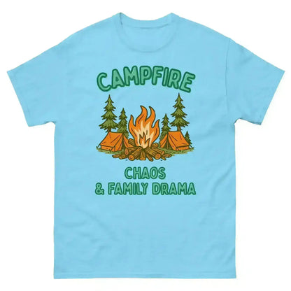 Campfire Chaos & Family Drama - Unisex Tee - Cady Creations