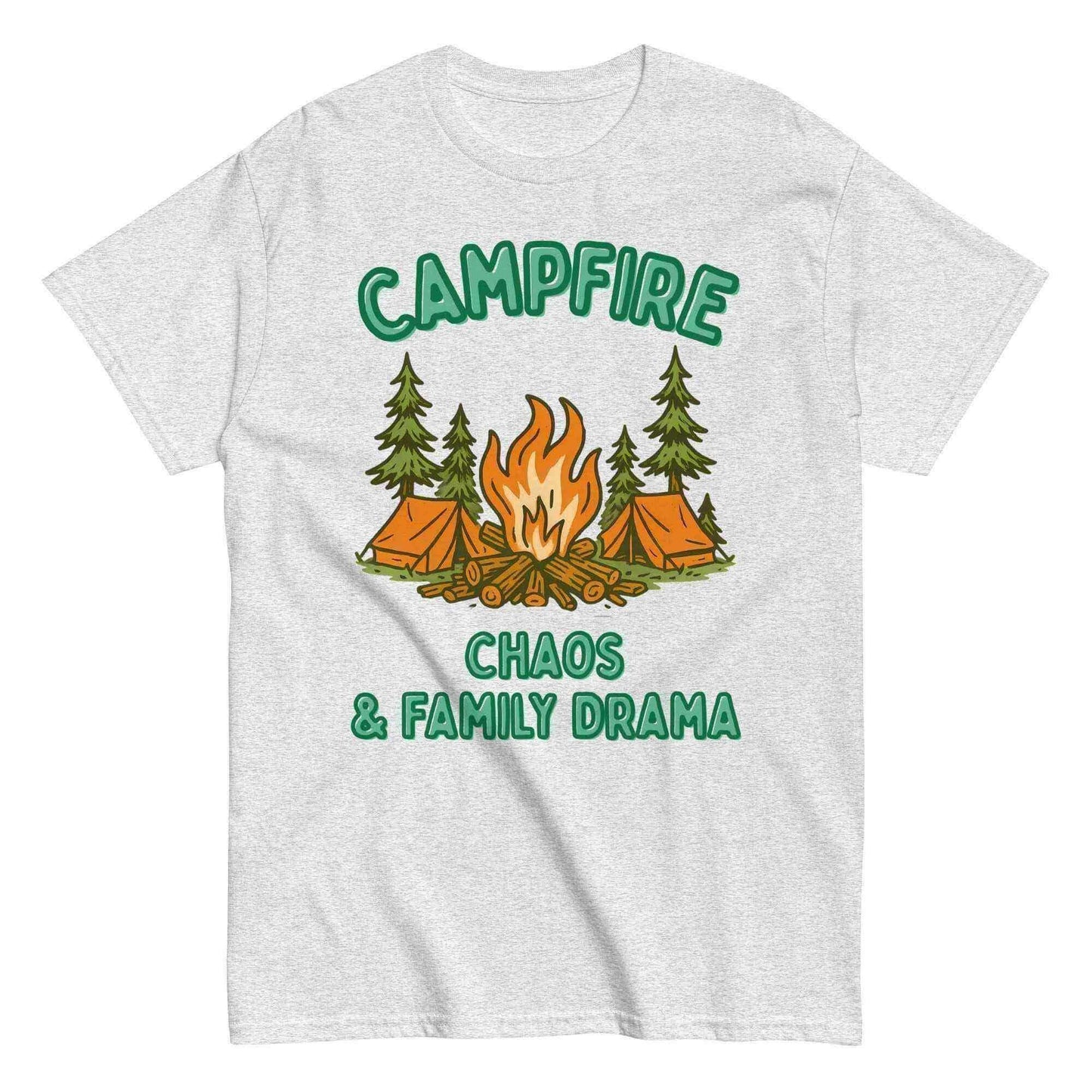 Campfire Chaos & Family Drama - Unisex Tee - Cady Creations