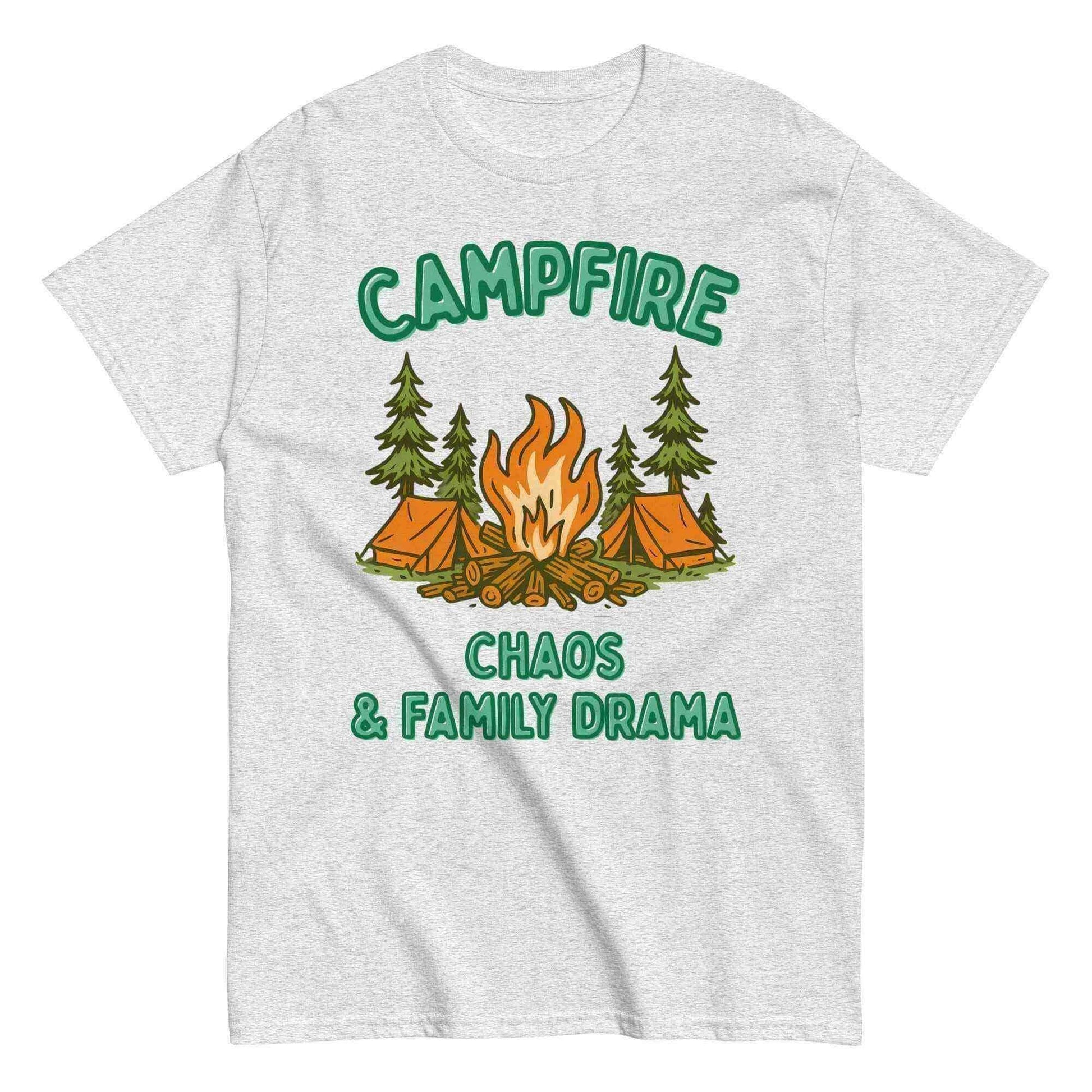 Campfire Chaos & Family Drama - Unisex Tee - Cady Creations