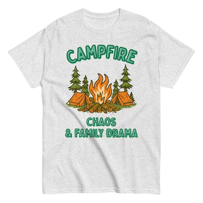 Campfire Chaos & Family Drama - Unisex Tee - Cady Creations