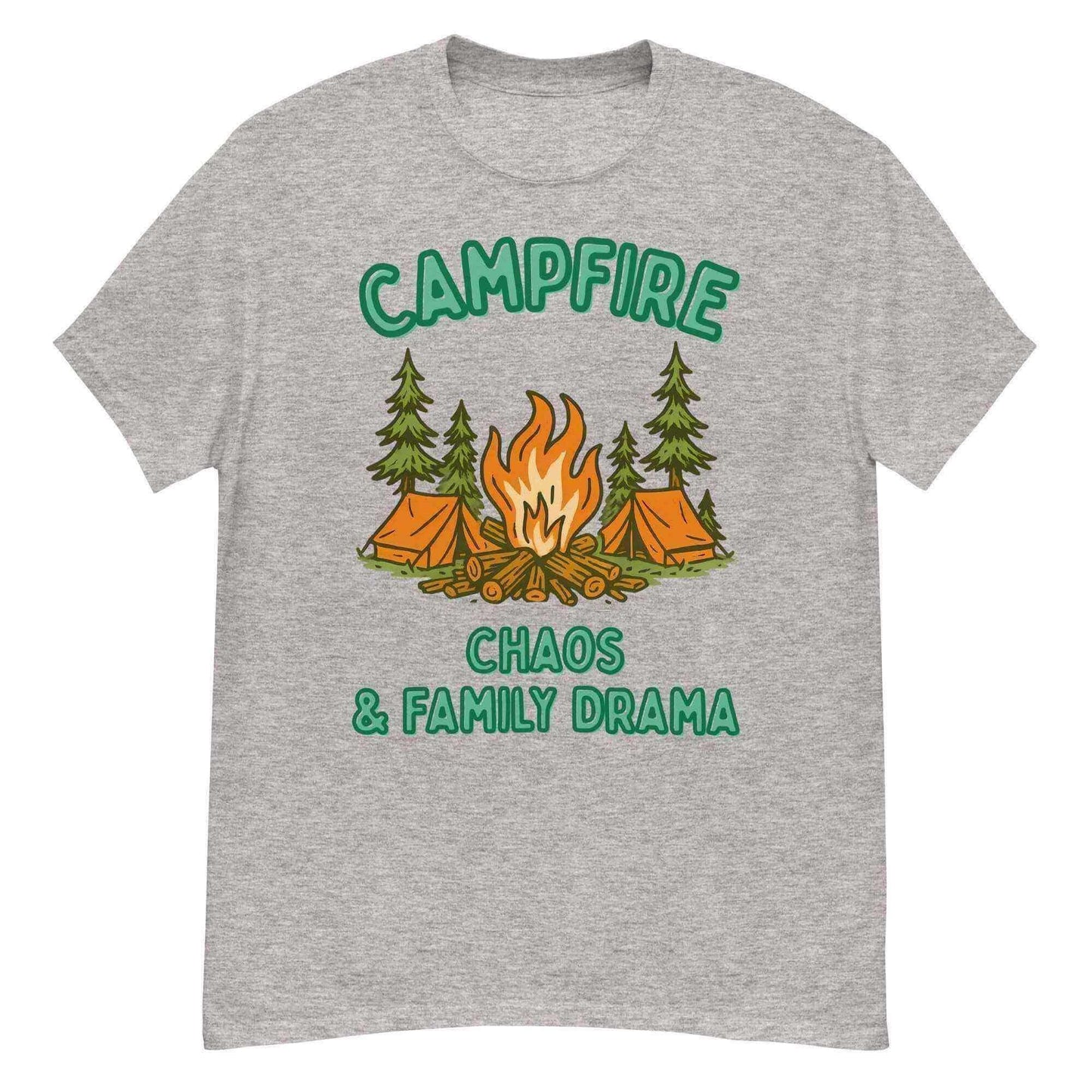 Campfire Chaos & Family Drama - Unisex Tee - Cady Creations