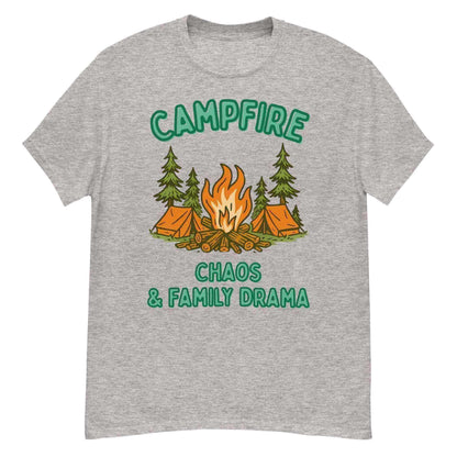 Campfire Chaos & Family Drama - Unisex Tee - Cady Creations