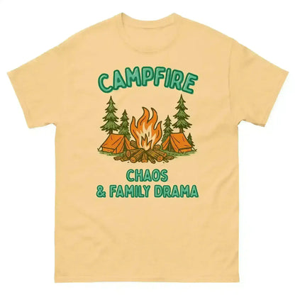 Campfire Chaos & Family Drama - Unisex Tee - Cady Creations
